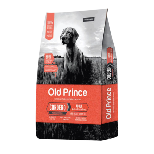 Alimento seco para perro adulto Old Prince Cordero MyL